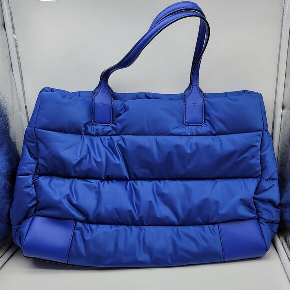 Tory Burch Ella Puffer Tote Nautical Blue - Picture 2 of 12